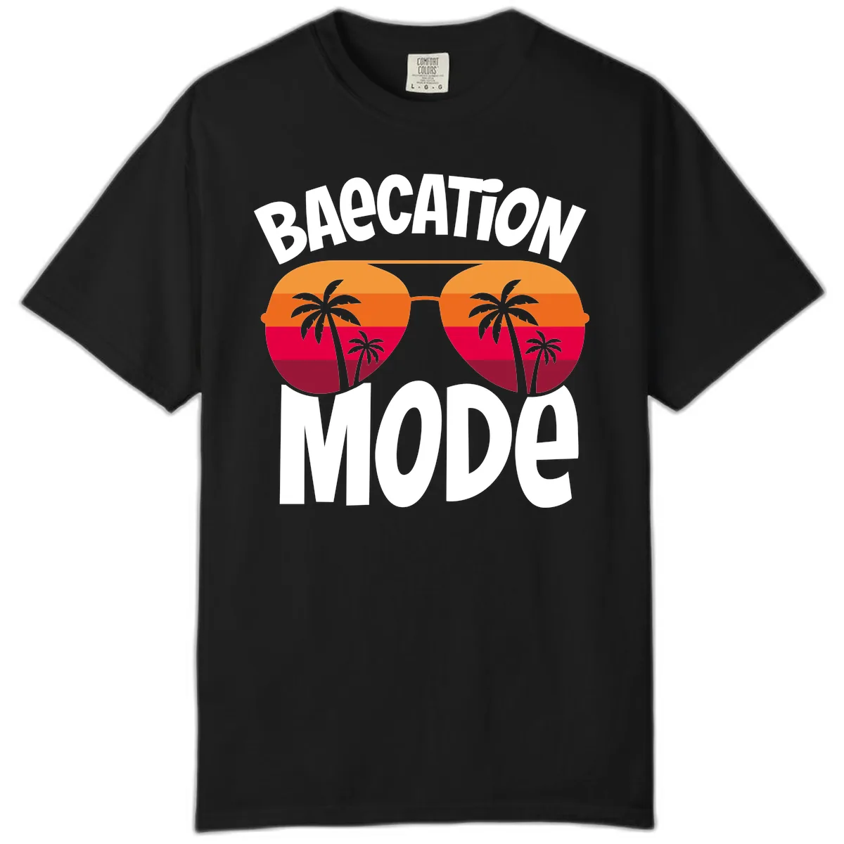 Bagcation Mode Tropical Vibes Comfort Color in Black