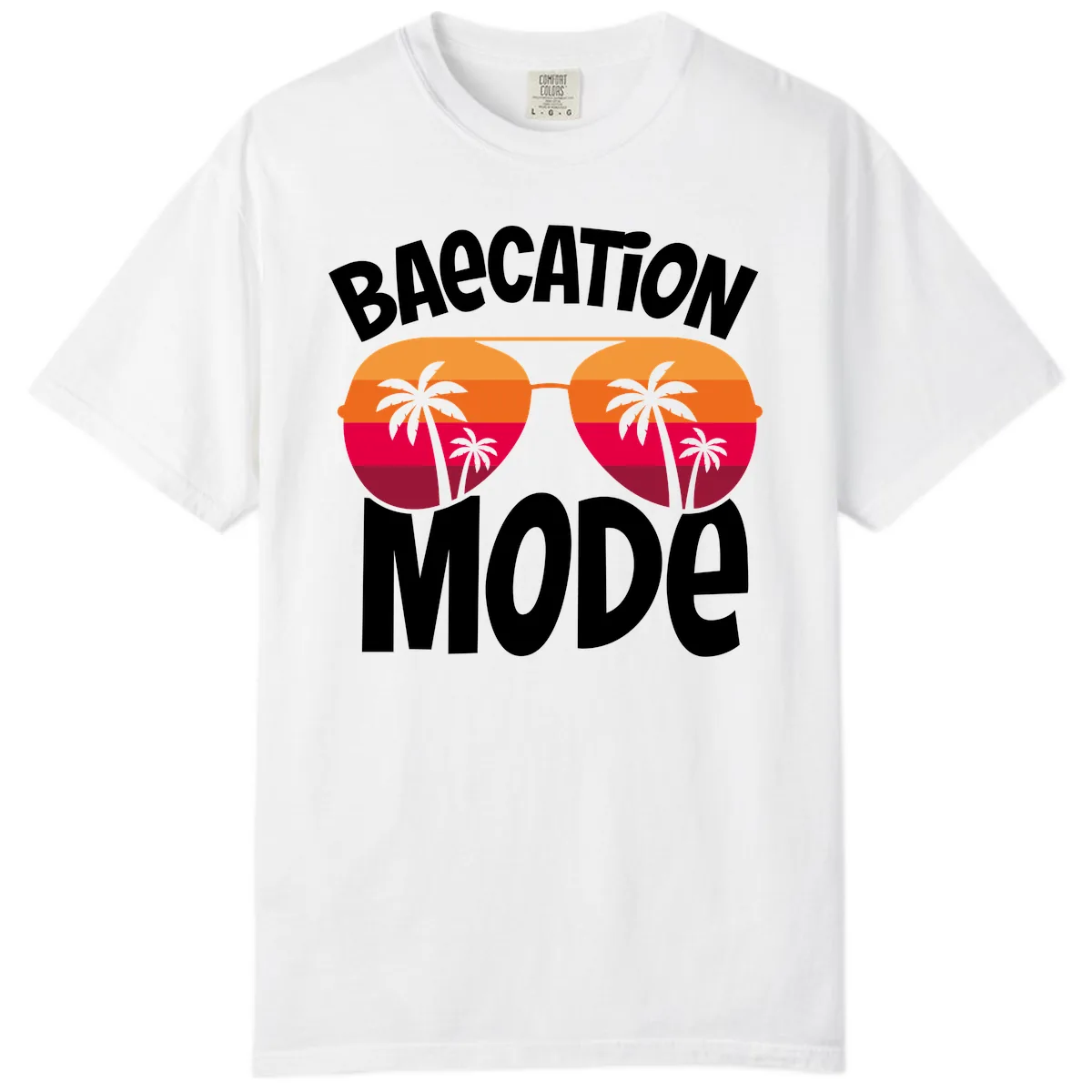Bagcation Mode Tropical Vibes Comfort Color in White