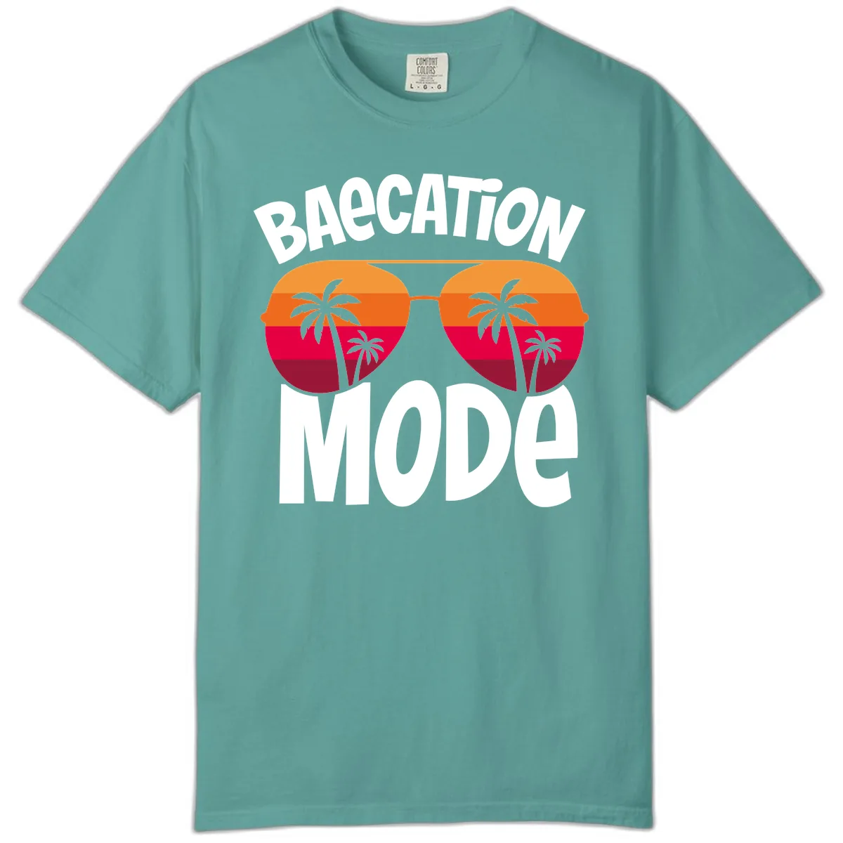 Bagcation Mode Tropical Vibes Comfort Color in Seafoam