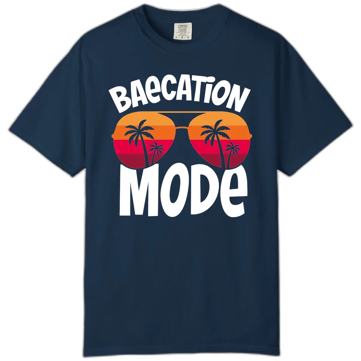 Bagcation Mode Tropical Vibes Comfort Color in True Navy