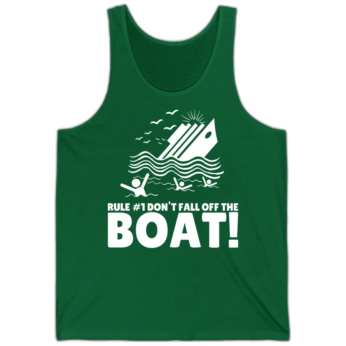 Don't Fall Off The Boat Tank in Kelly