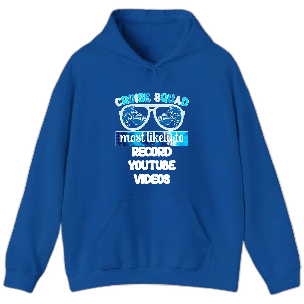 Cruise Squad Most Likely To Record Hoodie in Royal