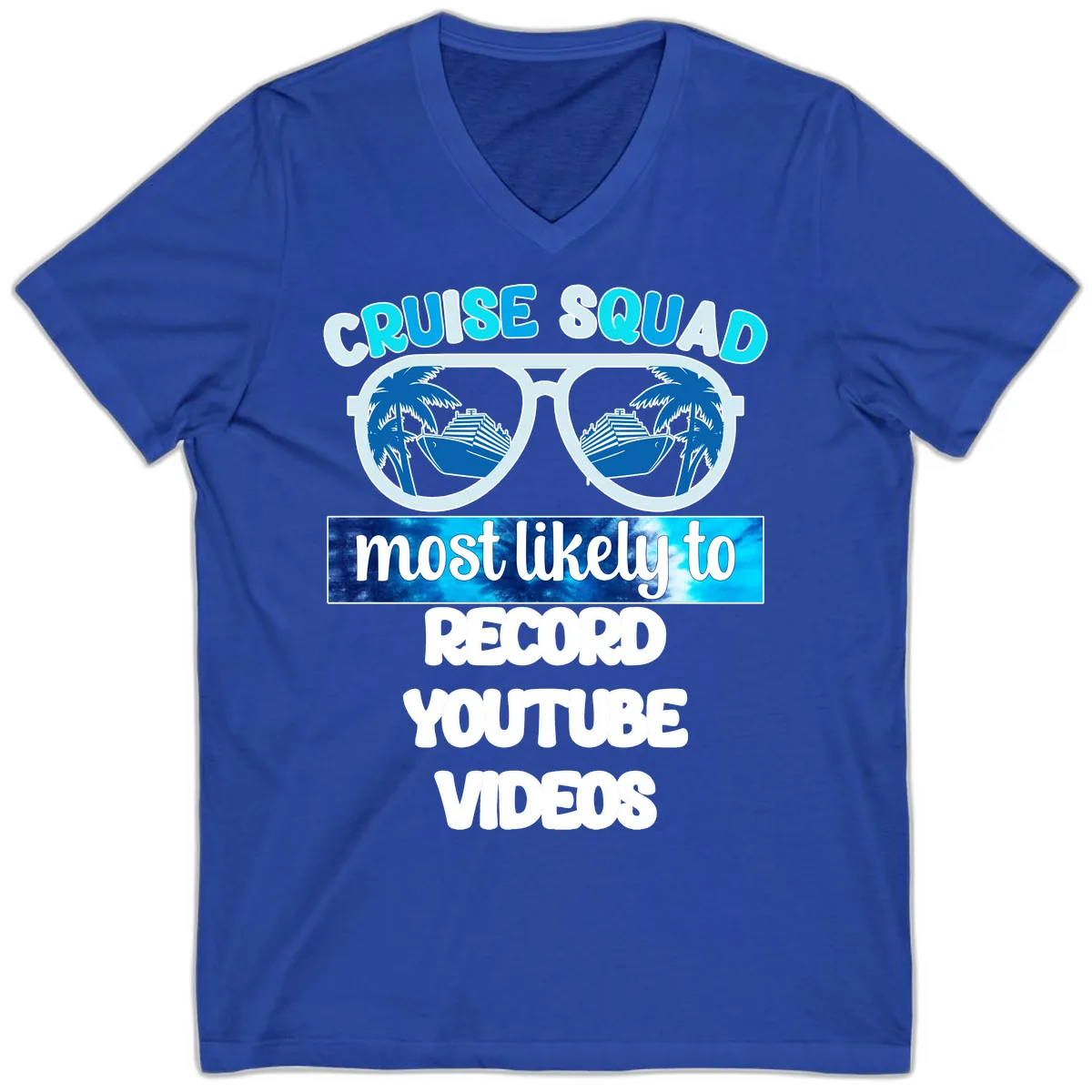 Cruise Squad Most Likely To Record V-Neck in True Royal