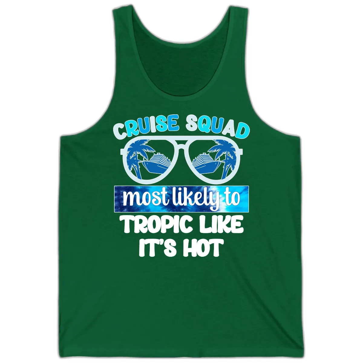 Cruise Squad Tropic Like It's Hot Tank in Kelly
