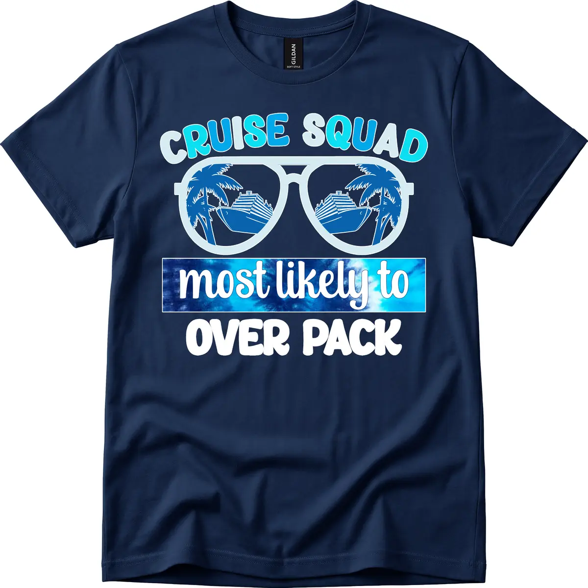 Cruise Squad Most Likely To Overpack T-Shirt in Navy