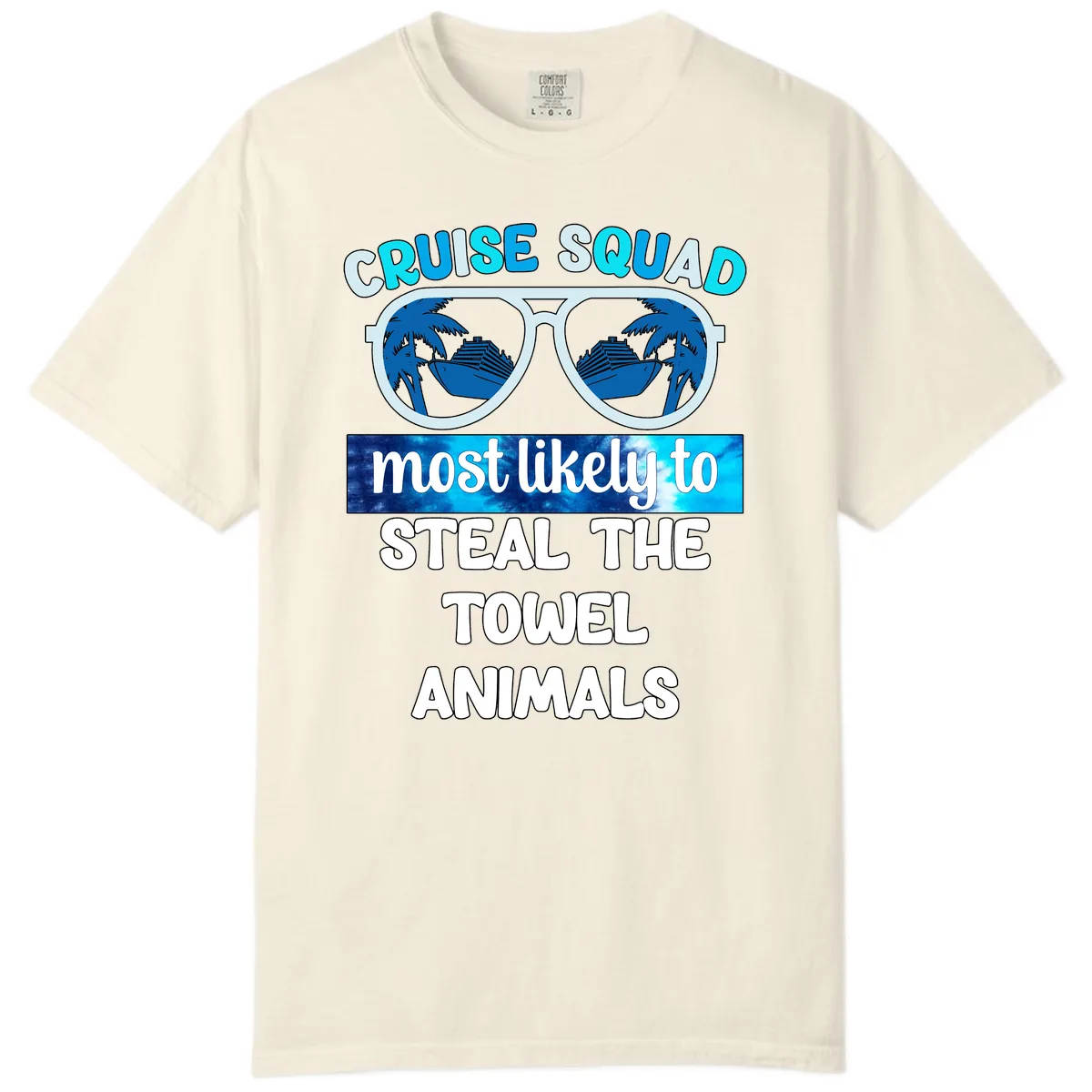 Cruise Squad Towel Thieves Comfort Color in Ivory