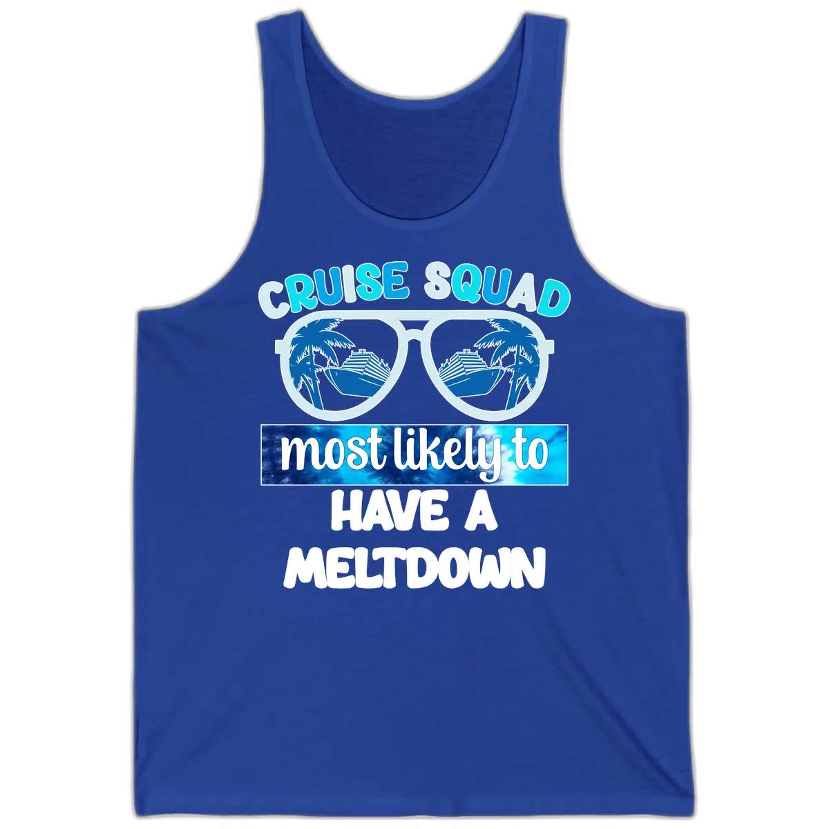 Cruise Squad Meltdown Tank in True Royal