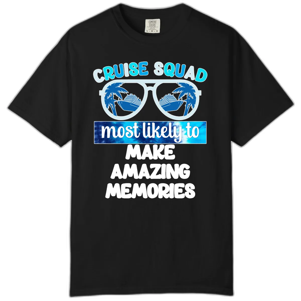 Cruise Squad Amazing Memories Comfort Color in Black