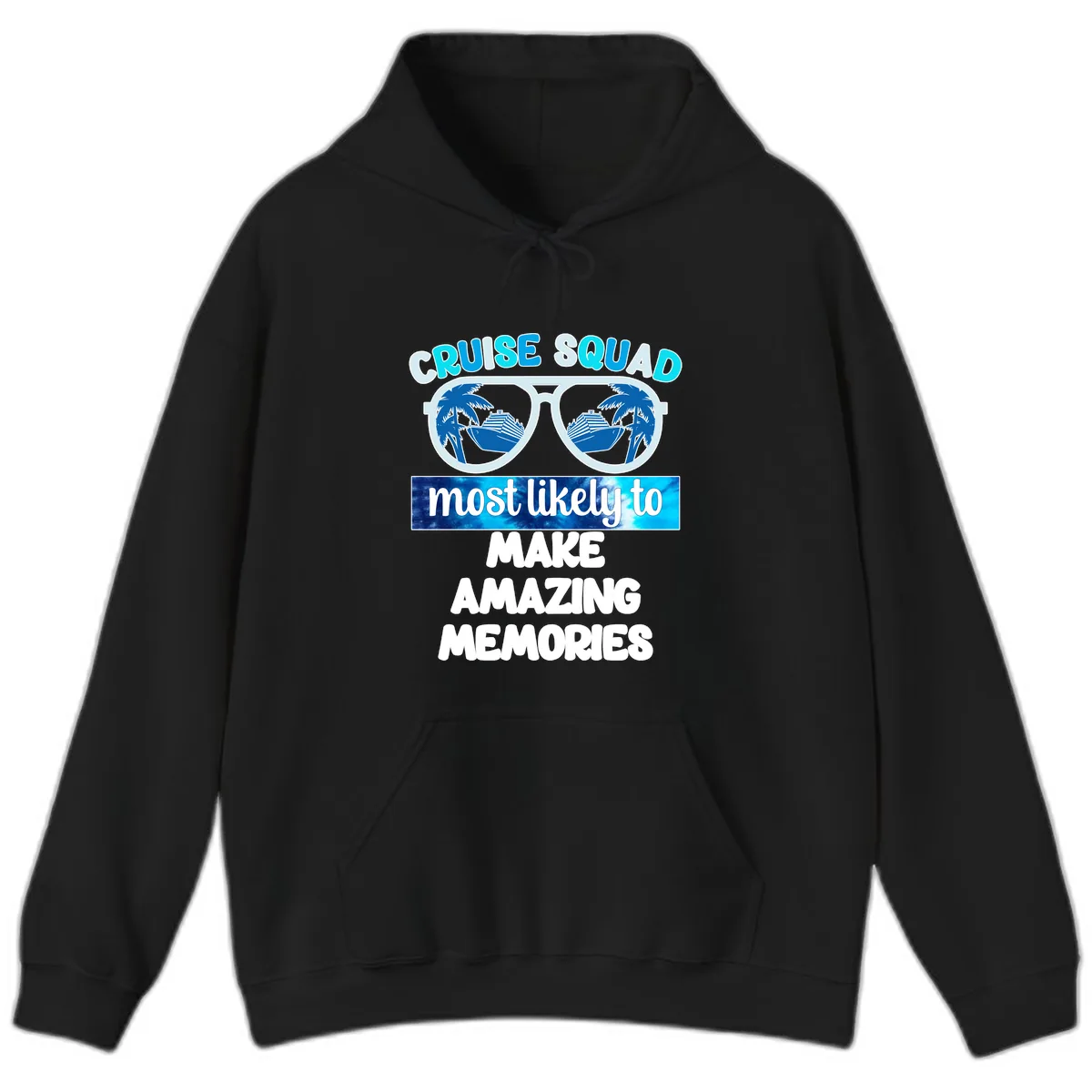 Cruise Squad Amazing Memories Hoodie in Black