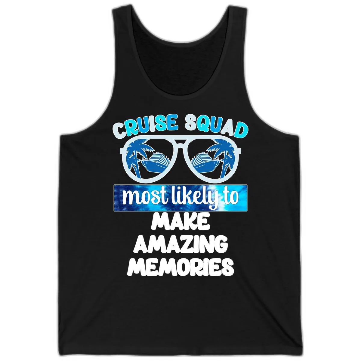 Cruise Squad Amazing Memories Tank in Black