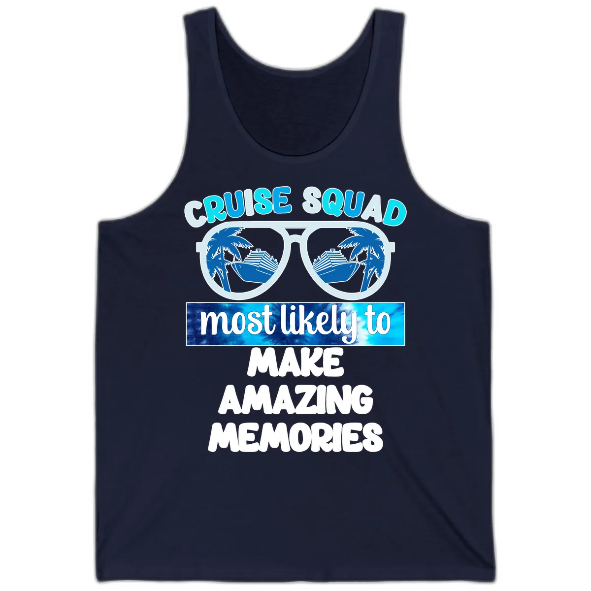Cruise Squad Amazing Memories Tank in Navy