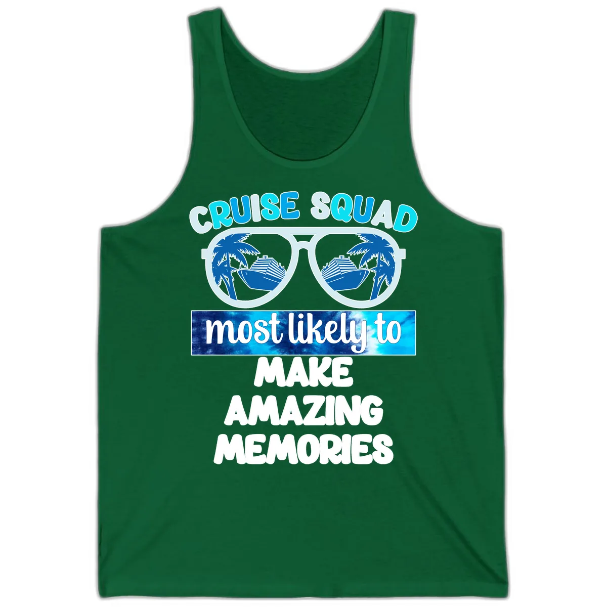 Cruise Squad Amazing Memories Tank in Kelly