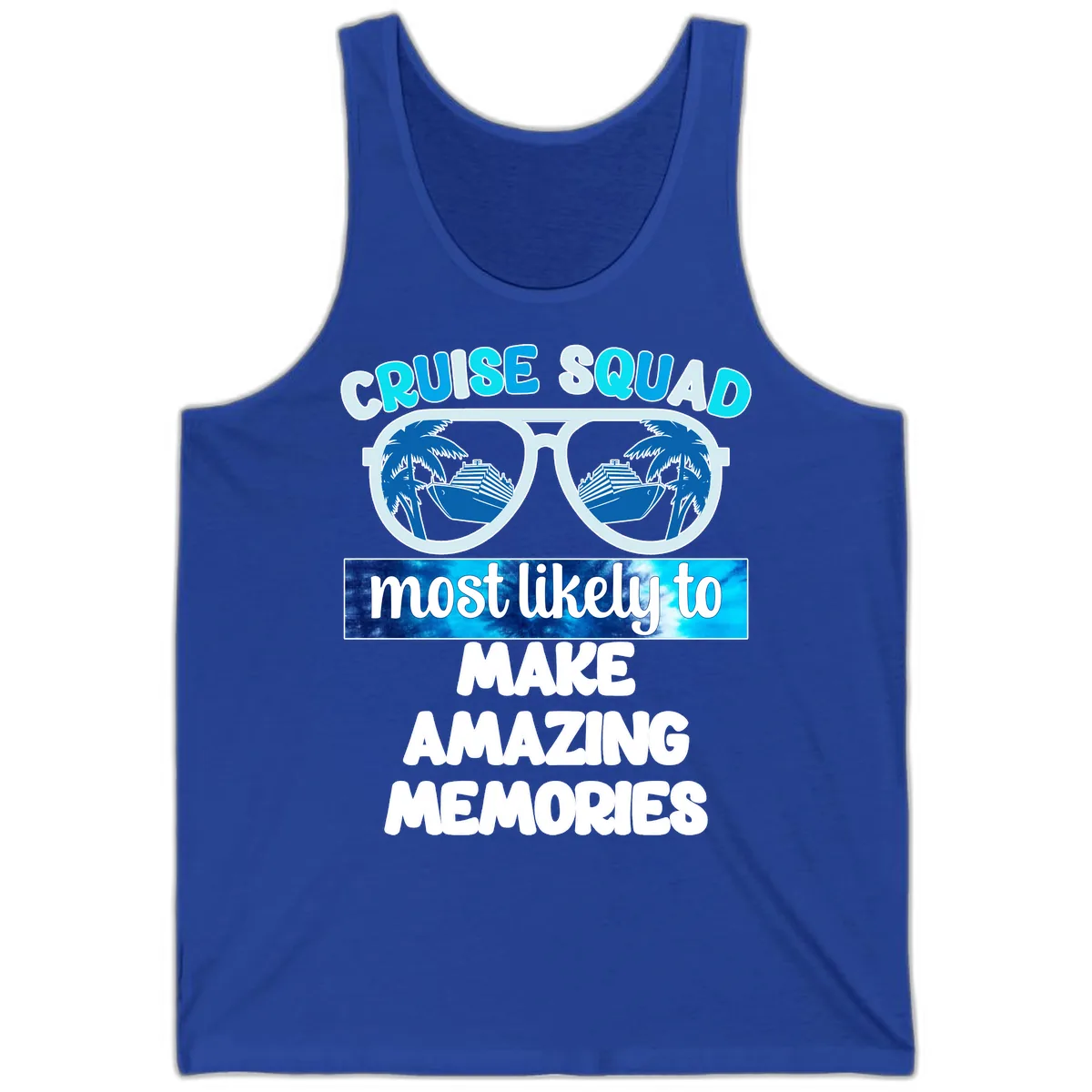 Cruise Squad Amazing Memories Tank in True Royal