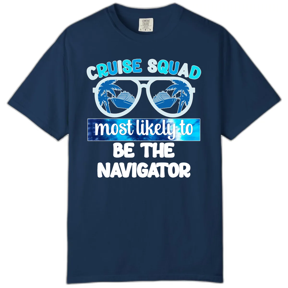 Cruise Squad Navigator Sunglasses Comfort Color in Navy