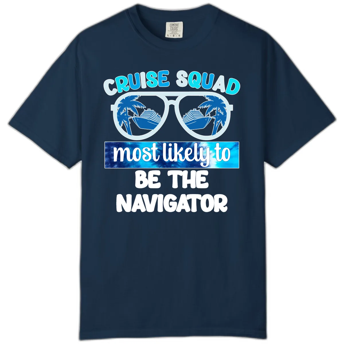 Cruise Squad Navigator Sunglasses Comfort Color in True Navy