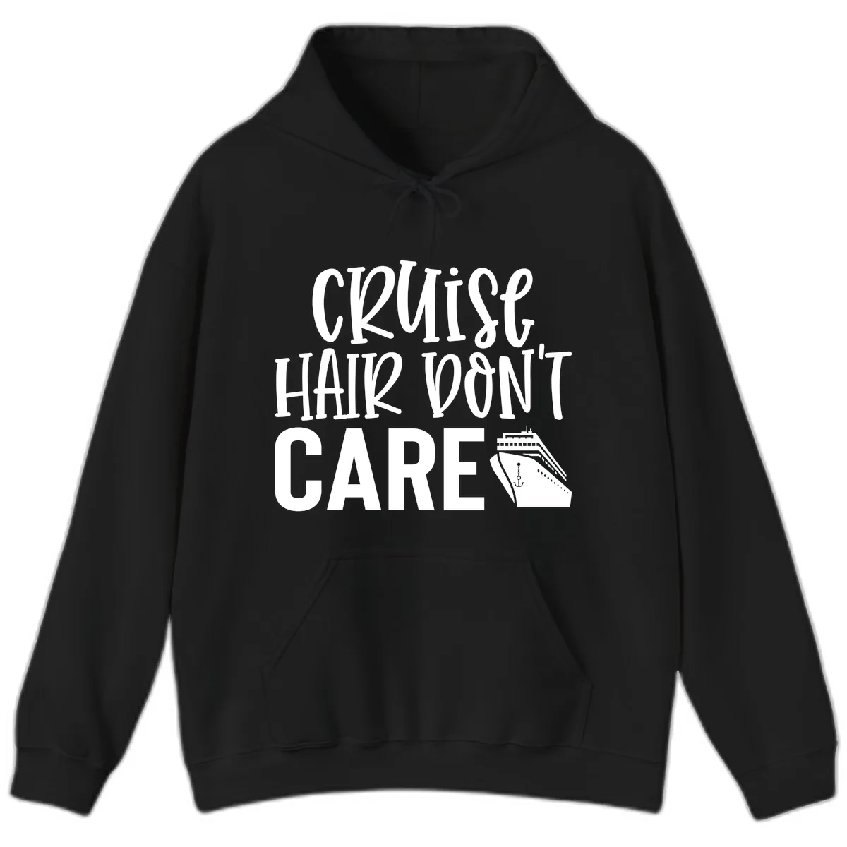 Cruise Hair Don't Care Hoodie in Black