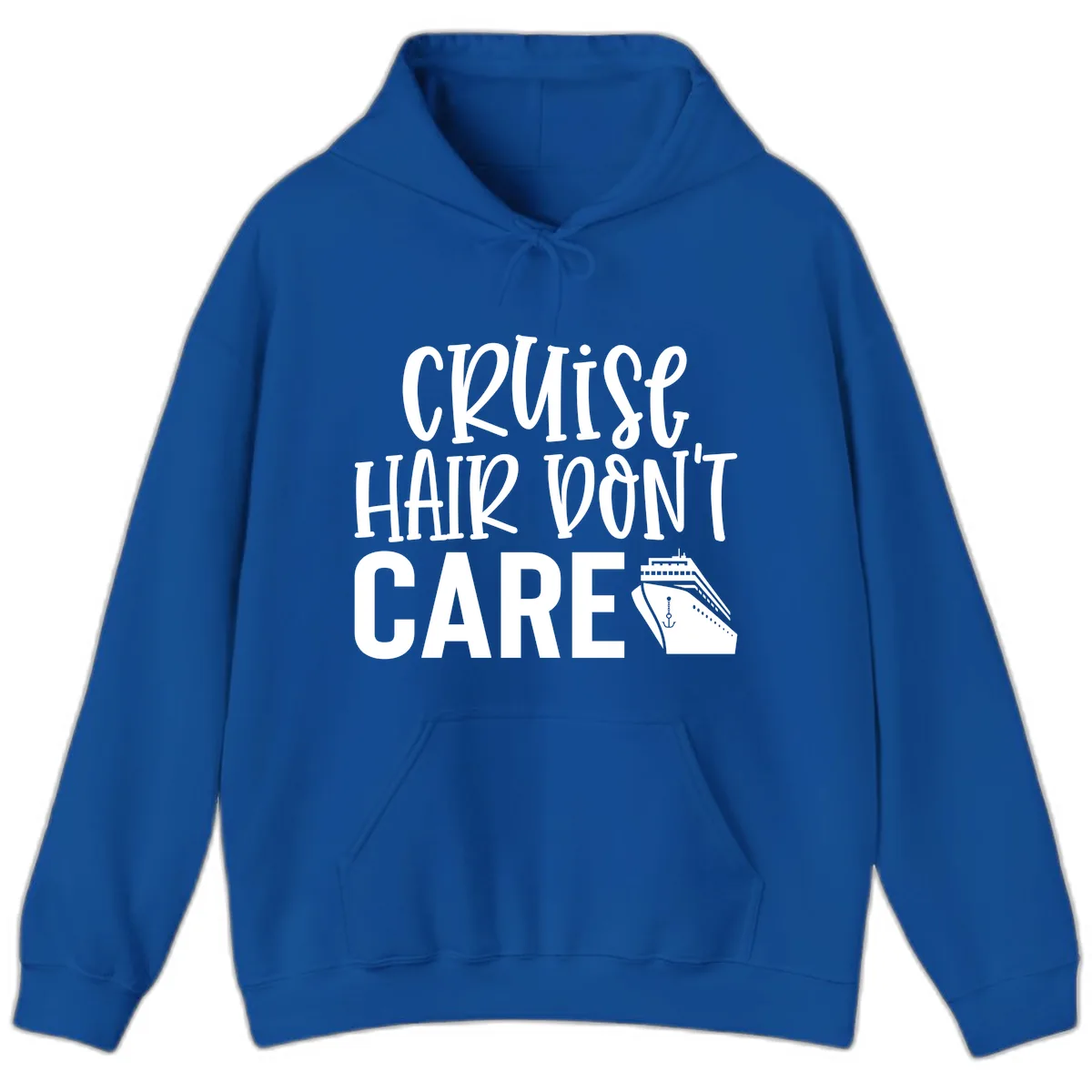 Cruise Hair Don't Care Hoodie in Royal