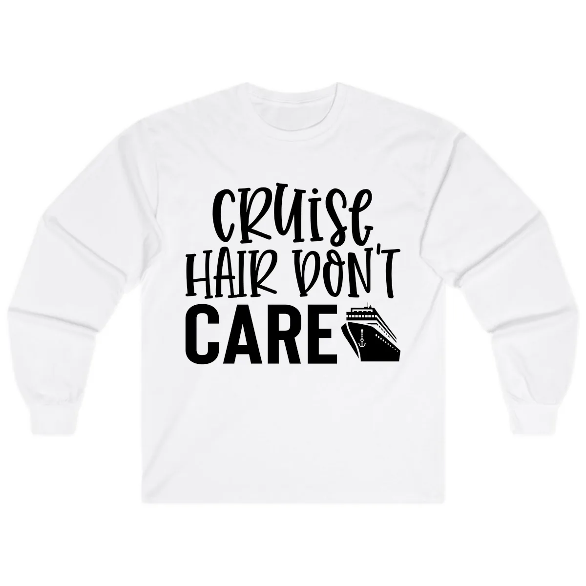 Cruise Hair Don't Care Long Sleeve in White