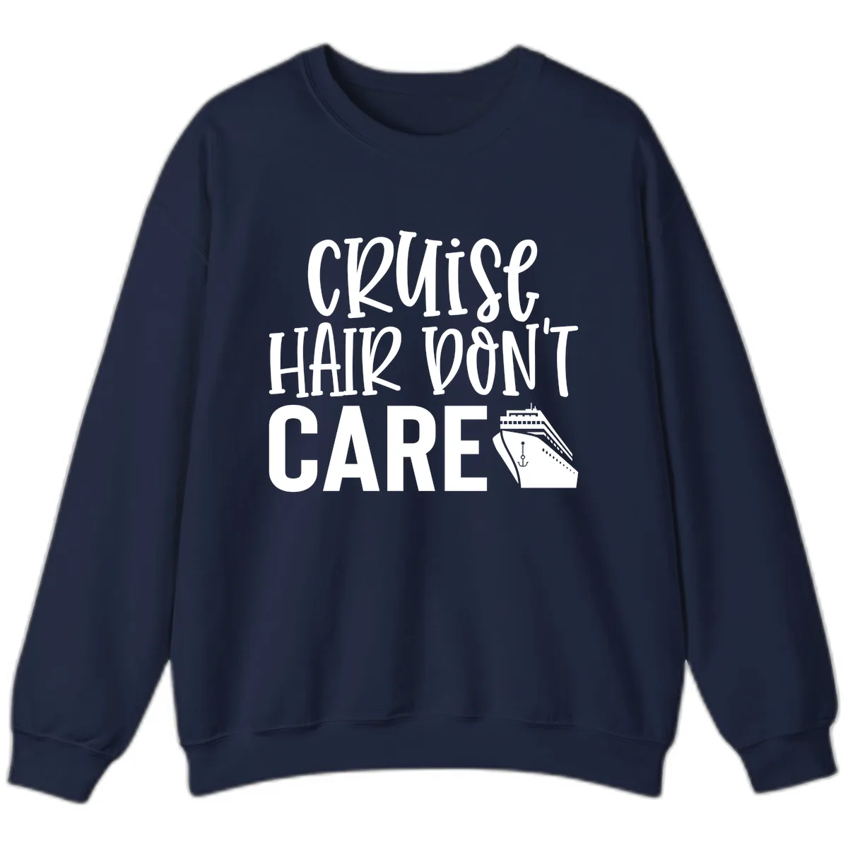 Cruise Hair Don't Care Sweatshirt in Navy