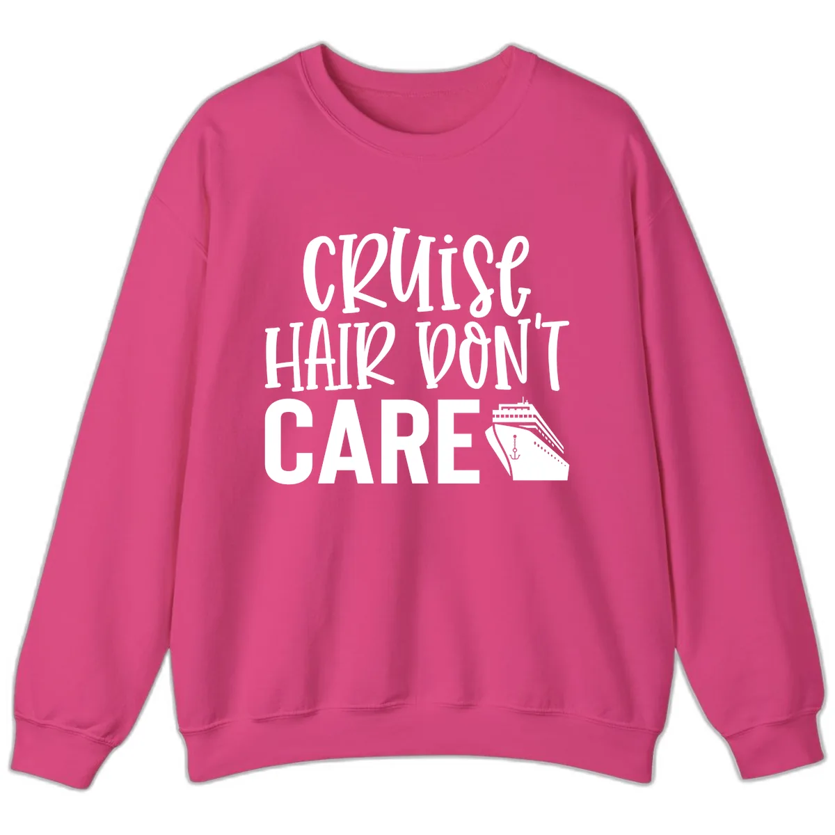 Cruise Hair Don't Care Sweatshirt in Heliconia