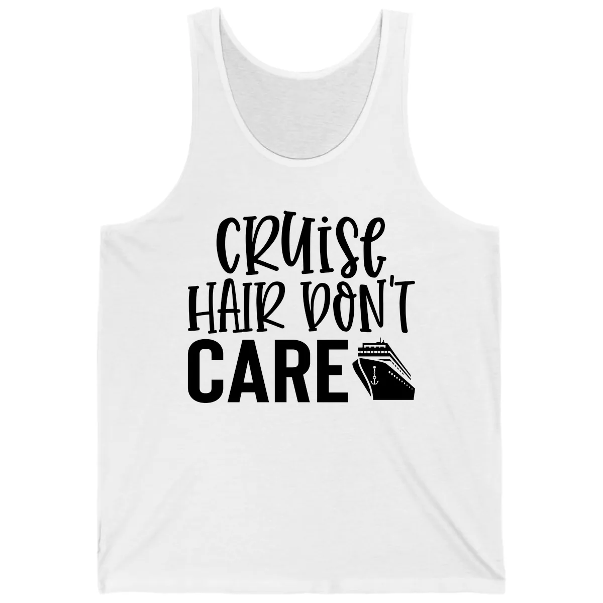 Cruise Hair Don't Care Tank in White
