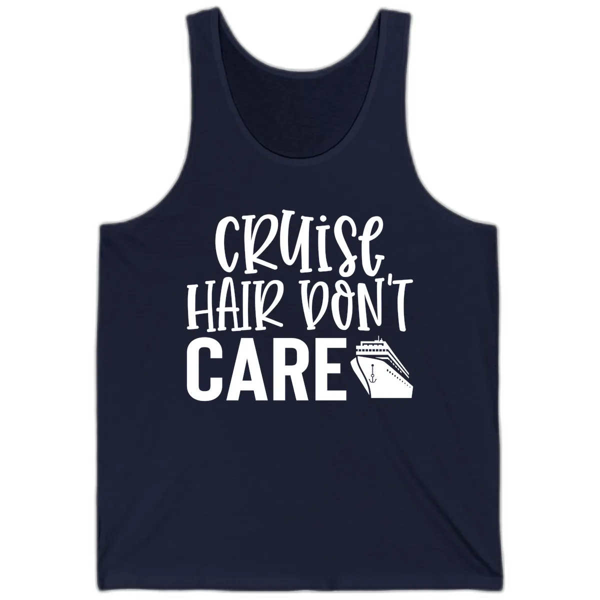 Cruise Hair Don't Care Tank in Navy