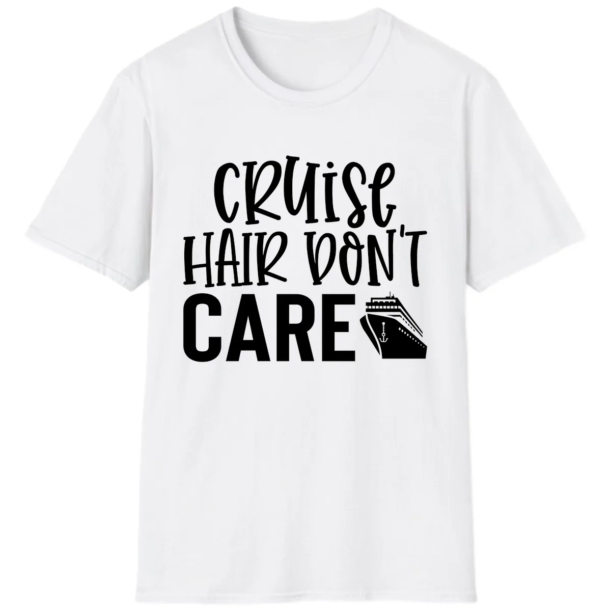 Cruise Hair Don't Care T-Shirt in White