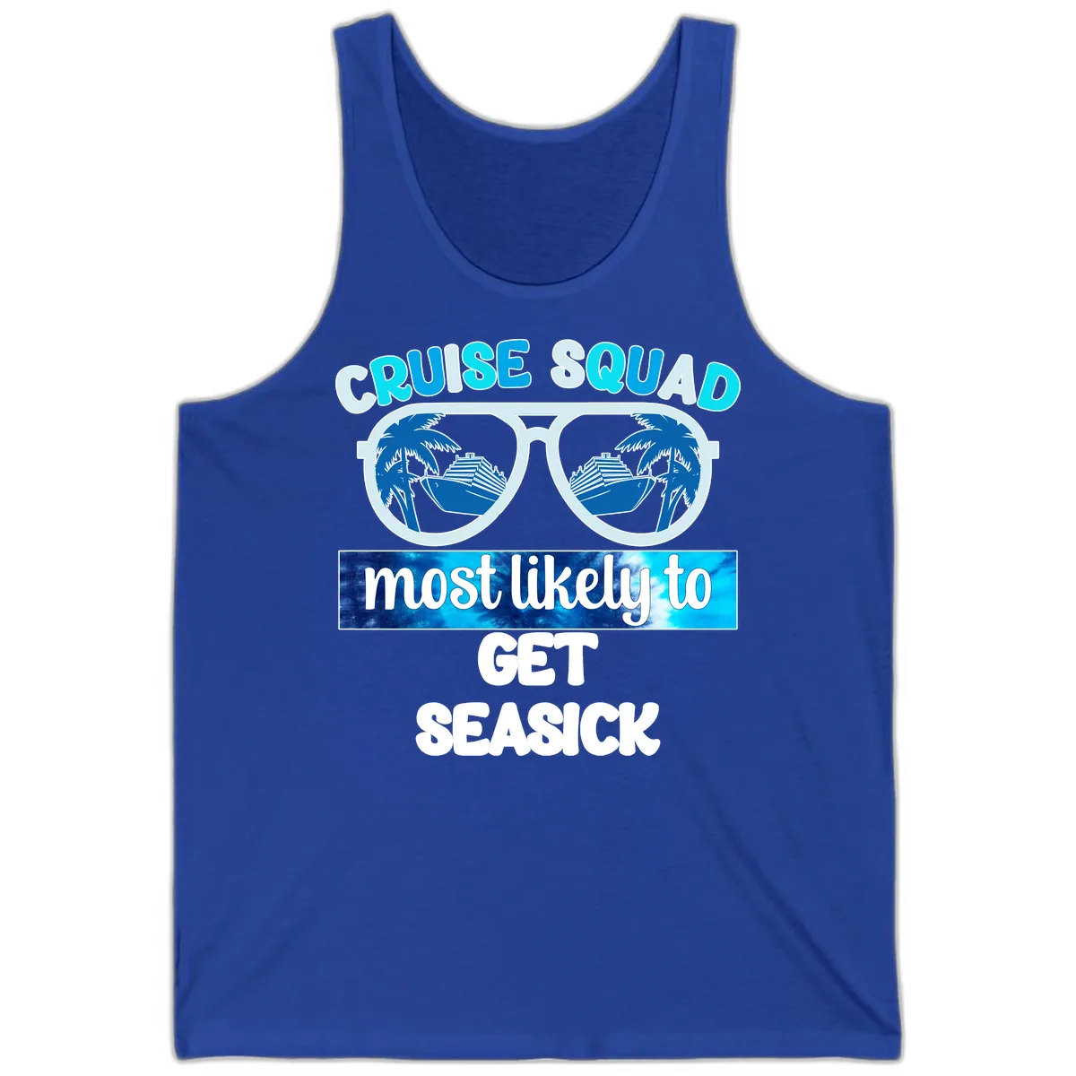 Cruise Squad Most Likely to Get Seasick Tank in True Royal