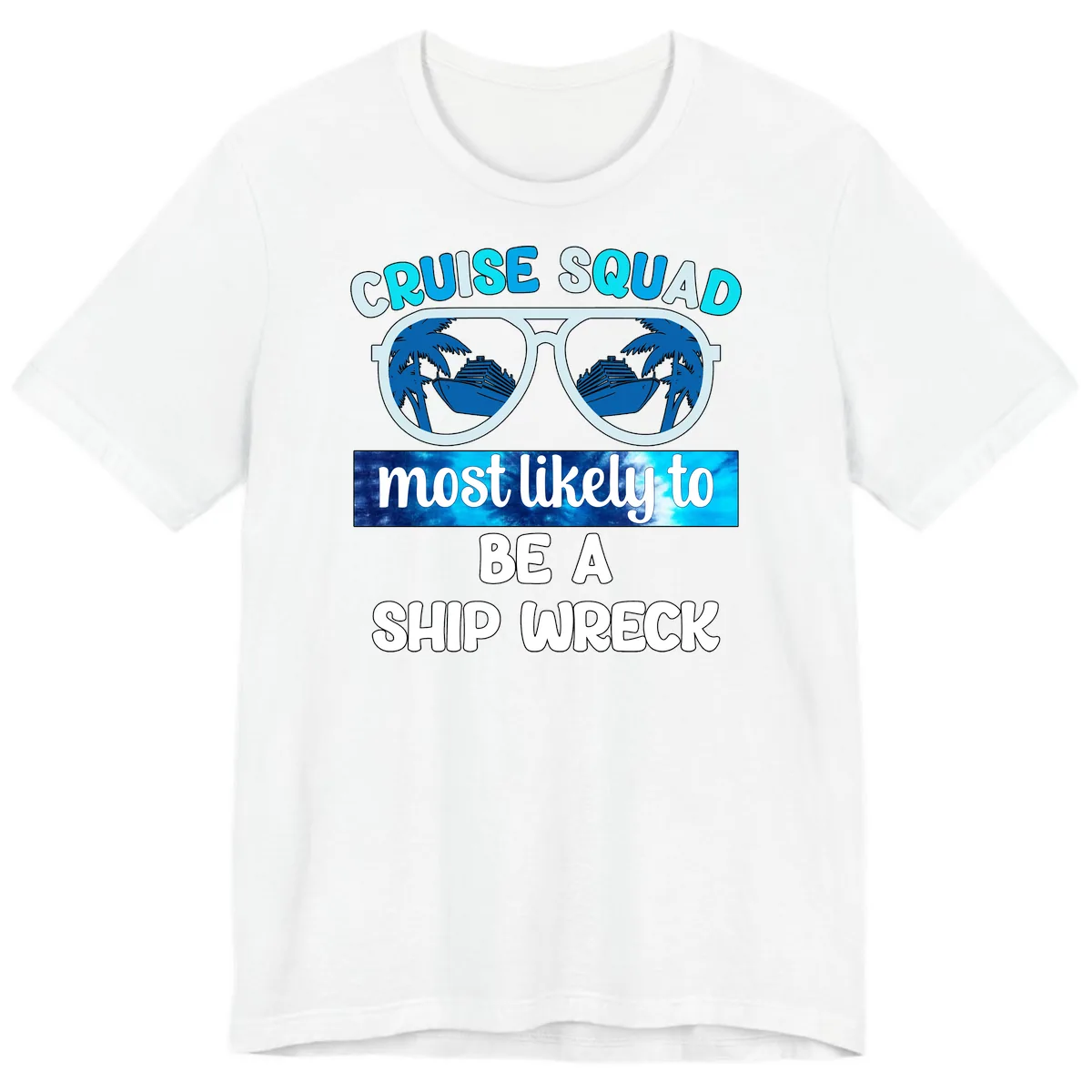 Cruise Squad Ship Wreck Premium T-Shirt in White