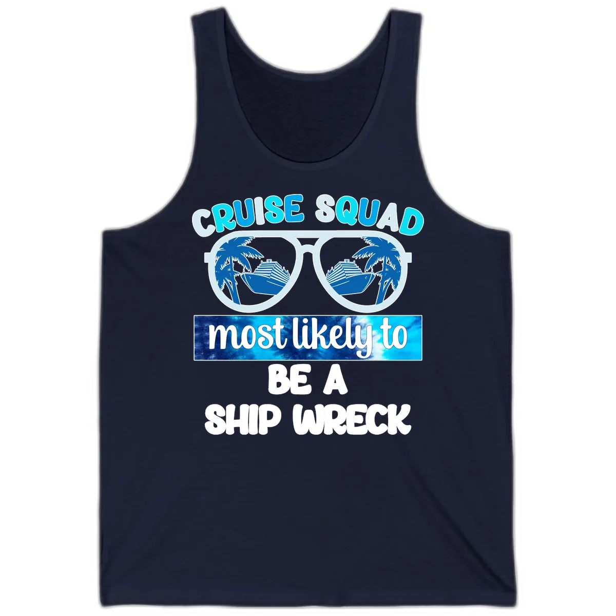 Cruise Squad Ship Wreck Tank in Navy