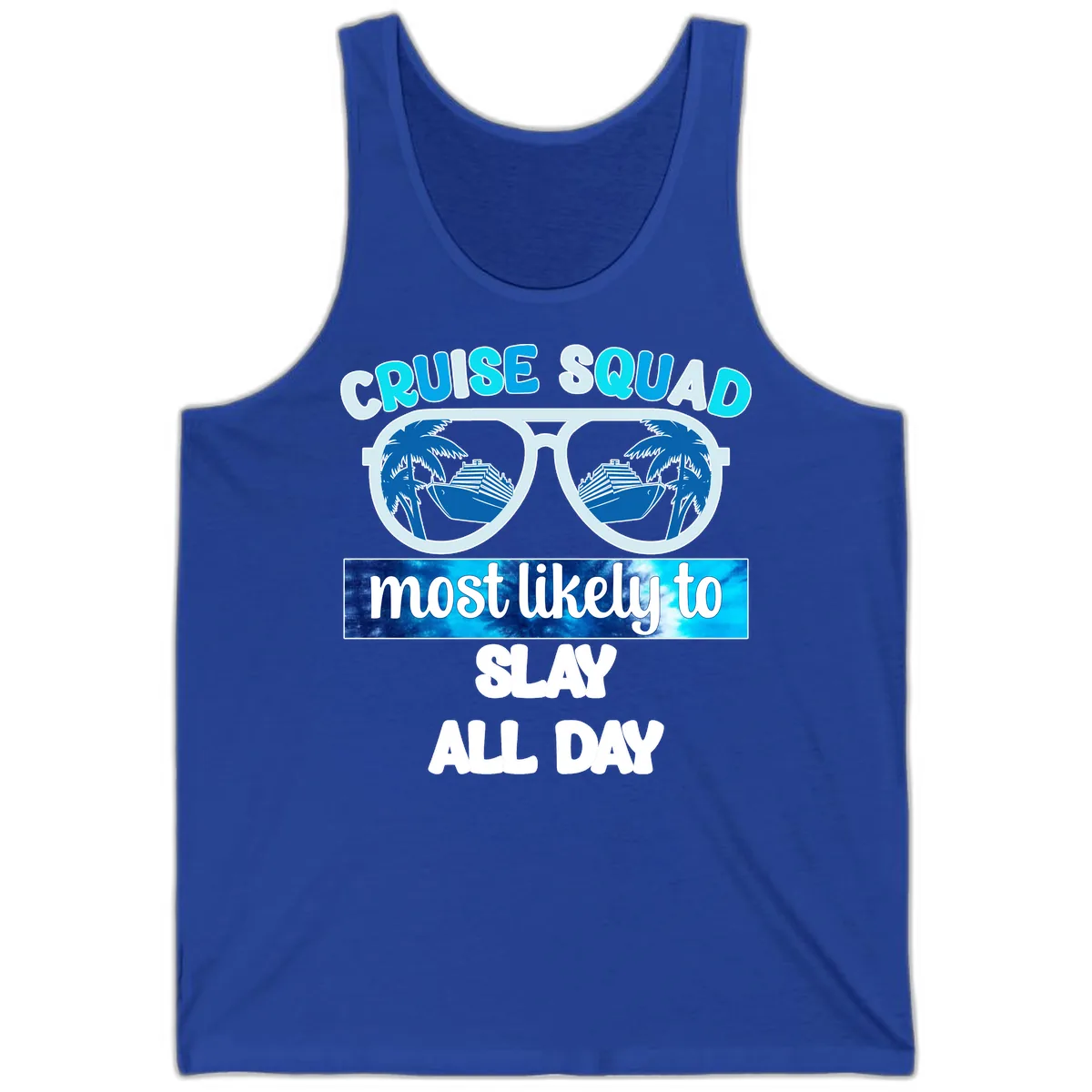 Cruise Squad Slay All Day Tank in True Royal