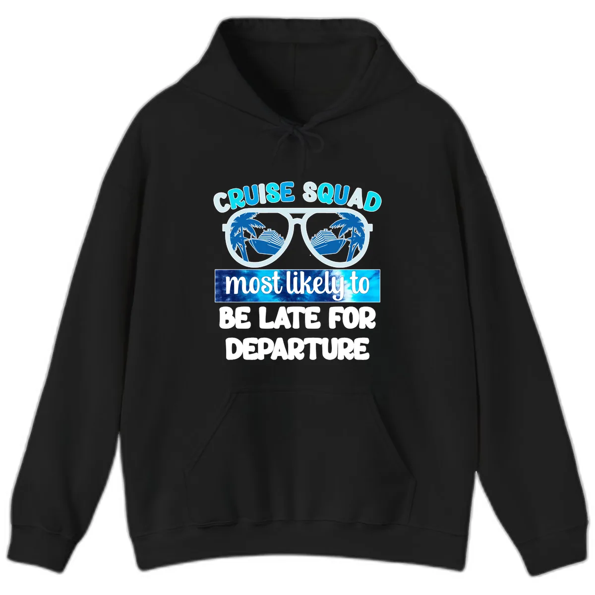 Cruise Squad Most Likely Late Hoodie in Black