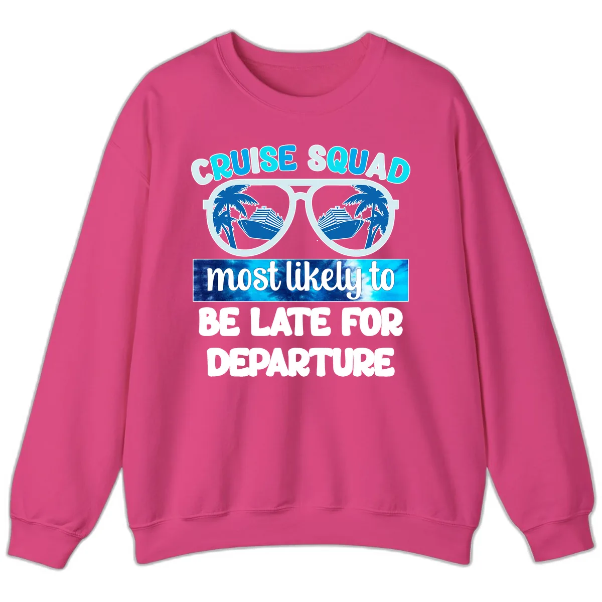 Cruise Squad Most Likely Late Sweatshirt in Heliconia