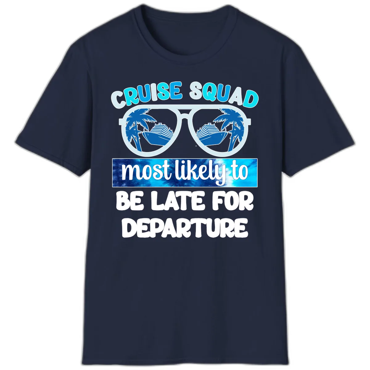 Cruise Squad Most Likely Late T-Shirt in Navy