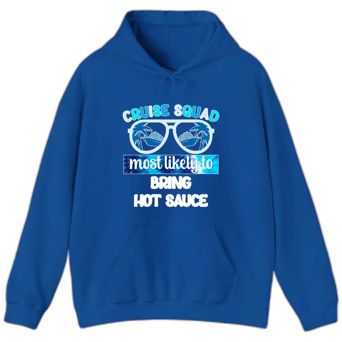 Cruise Squad Hot Sauce Hoodie in Royal
