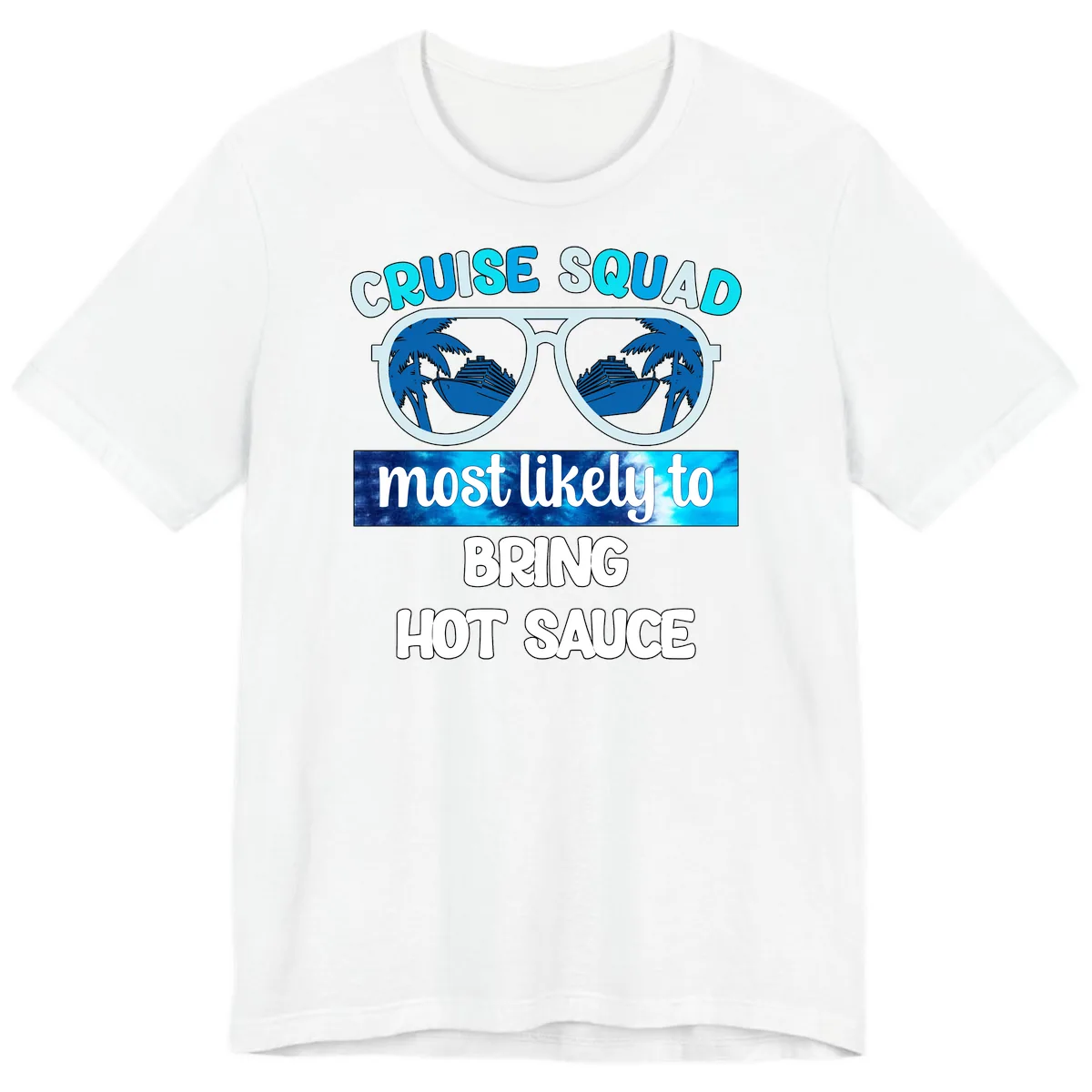 Cruise Squad Hot Sauce Premium T-Shirt in White