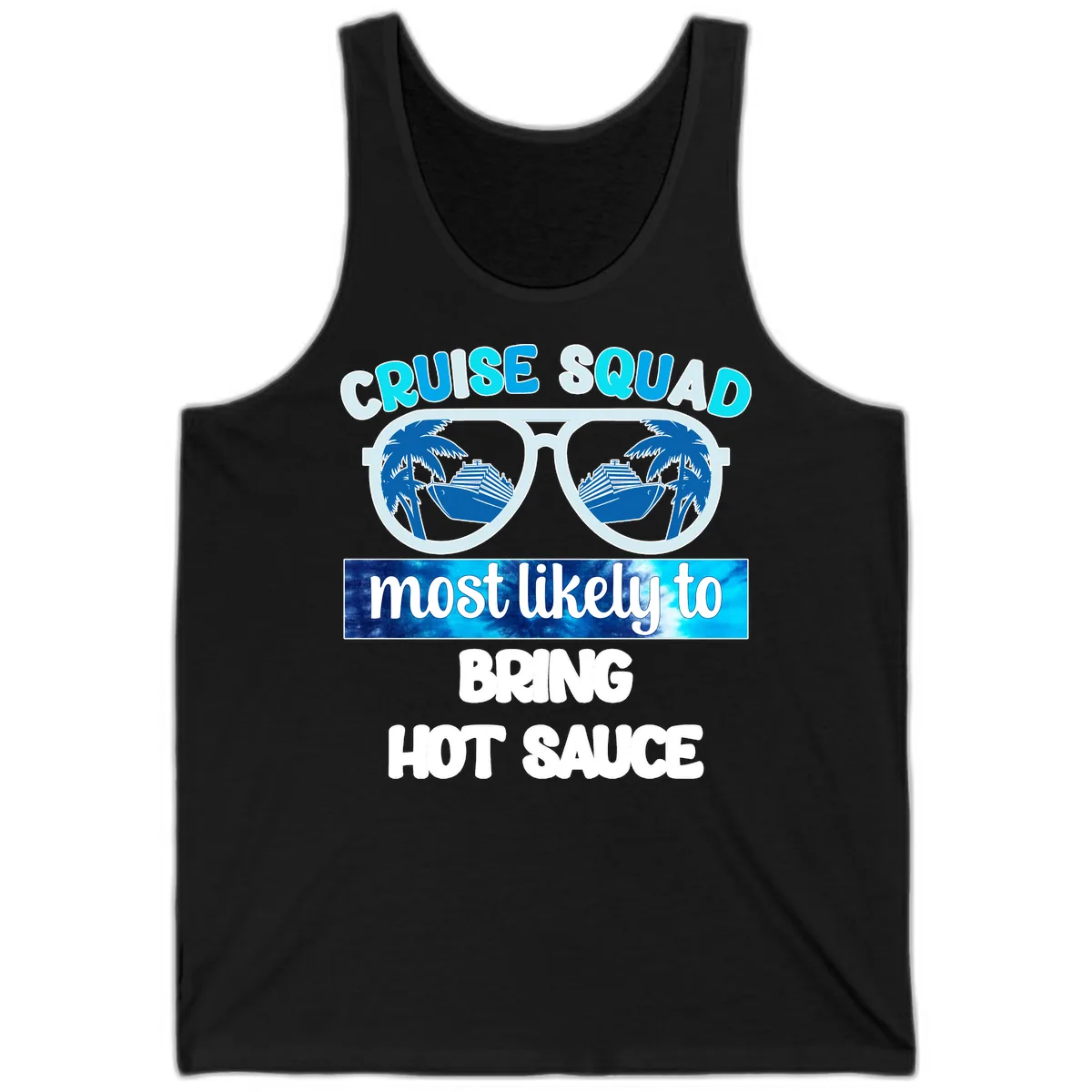 Cruise Squad Hot Sauce Tank in Black