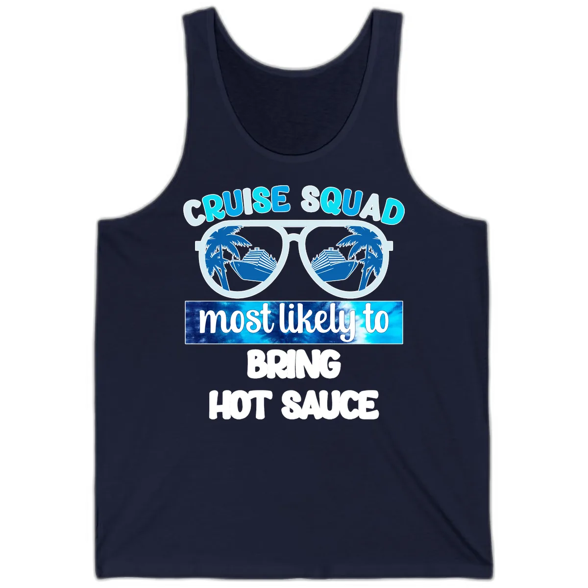 Cruise Squad Hot Sauce Tank in Navy