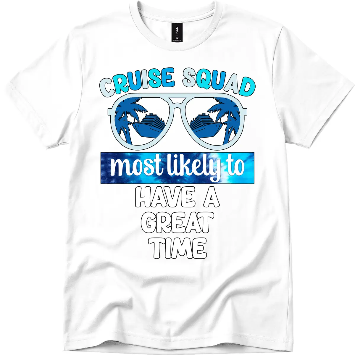 Cruise Squad Most Likely Great Time T-Shirt in White