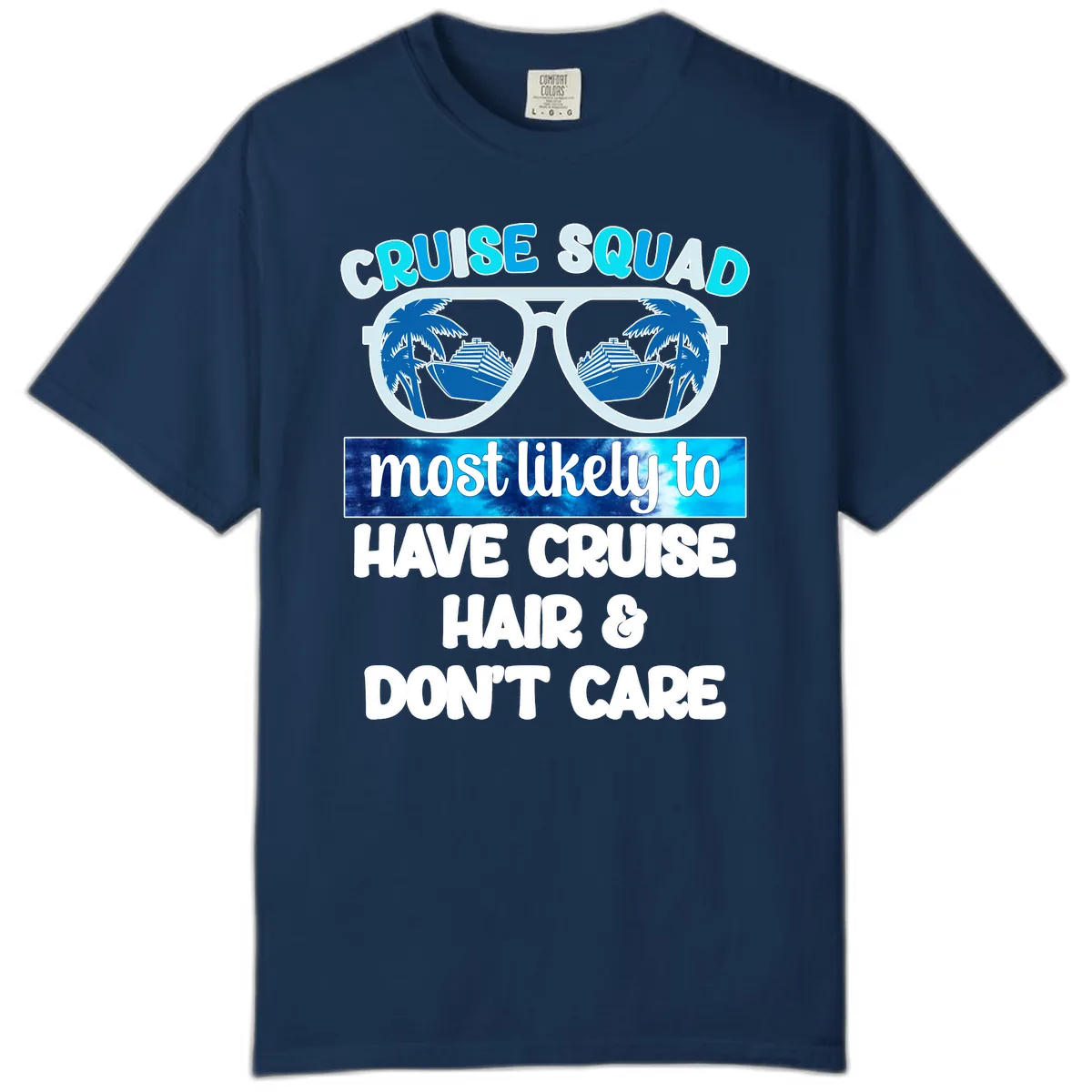 Cruise Squad Sunglasses Reflection Comfort Color in Navy