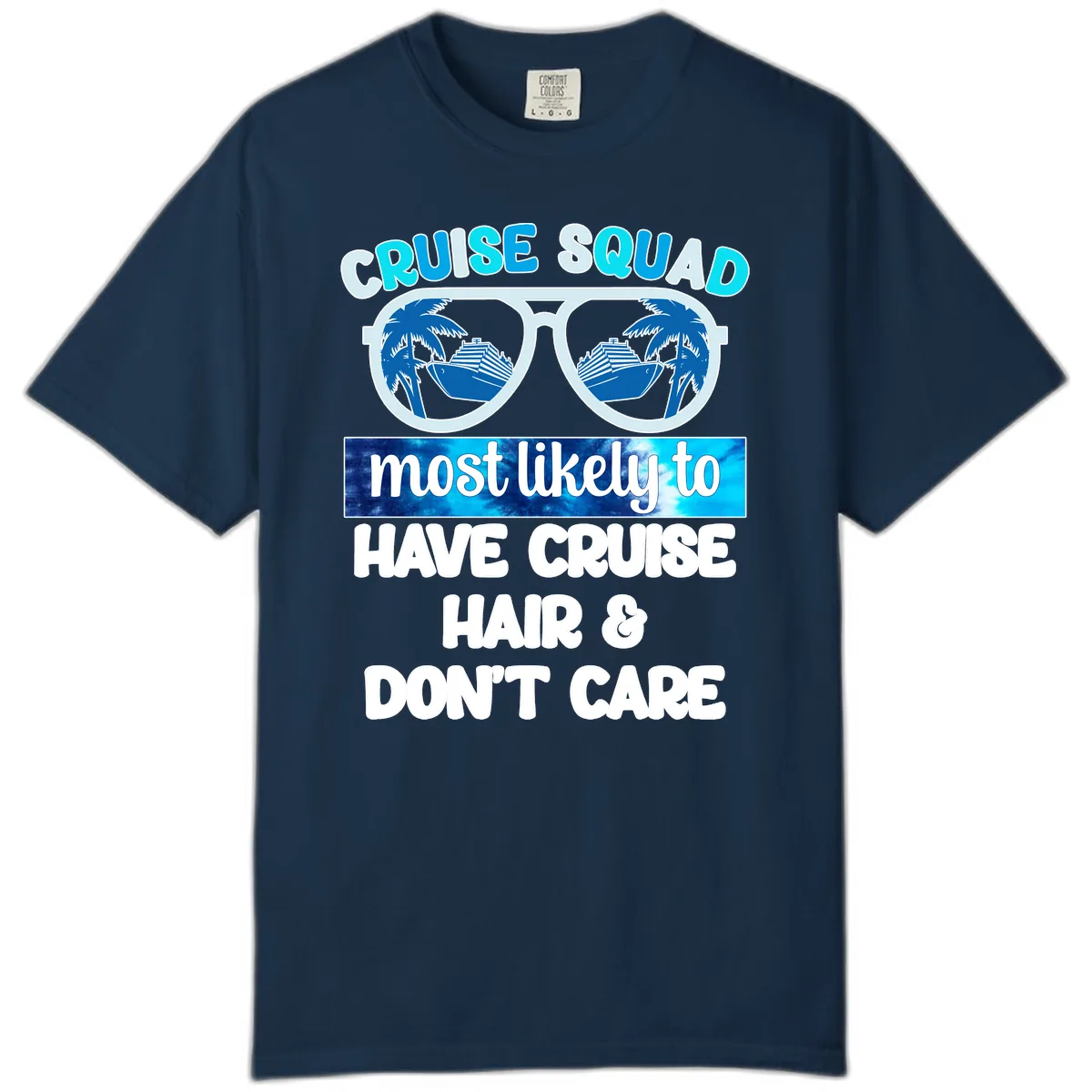 Cruise Squad Sunglasses Reflection Comfort Color in True Navy
