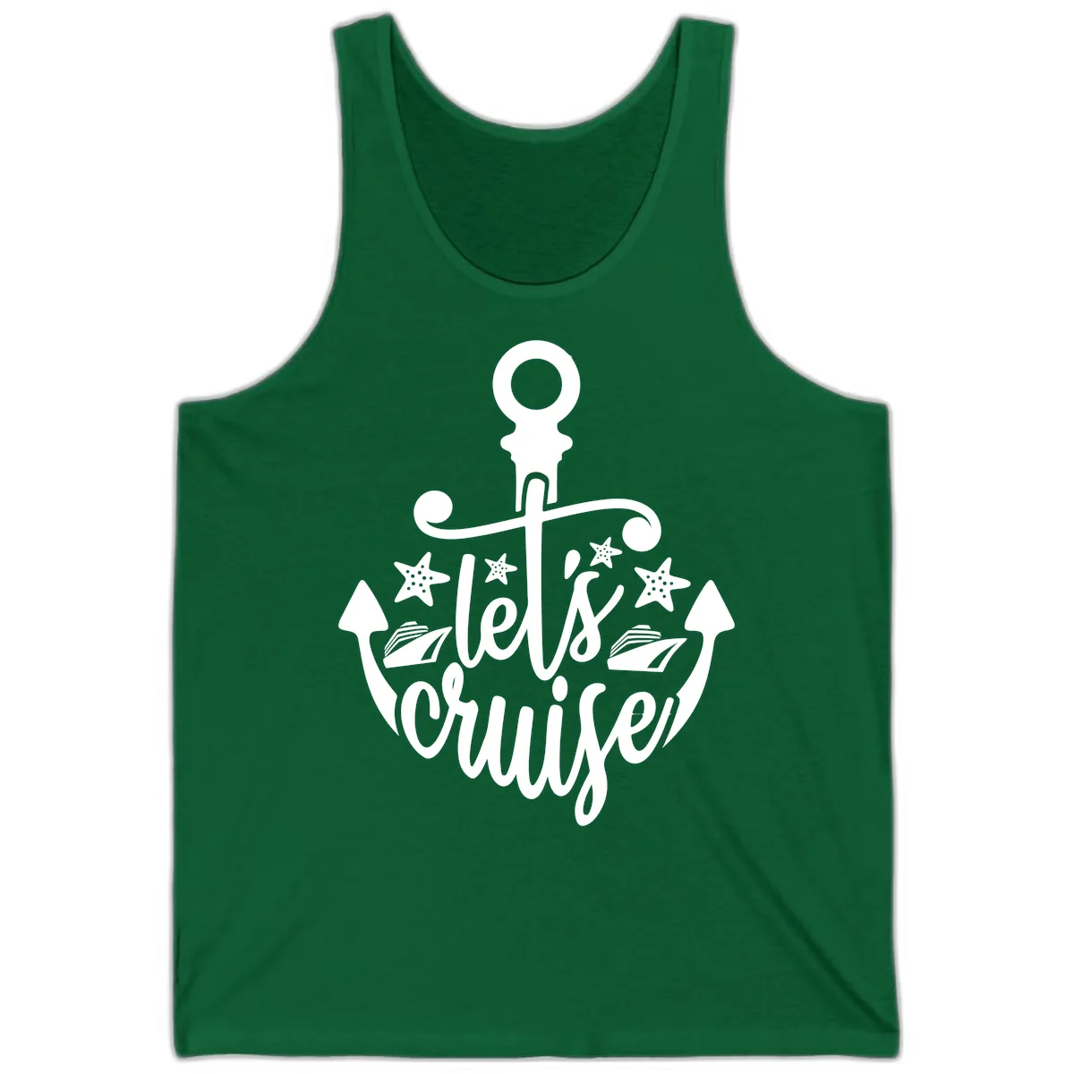 Let's Cruise Away Anchor Tank in Kelly