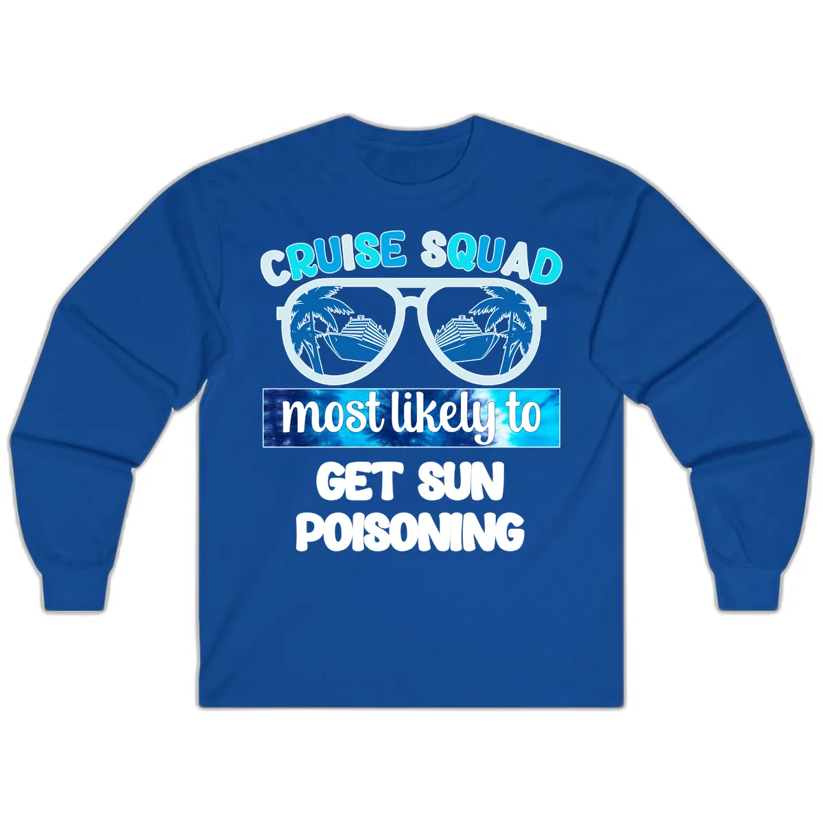 Cruise Squad Sun Poisoning Long Sleeve in Royal