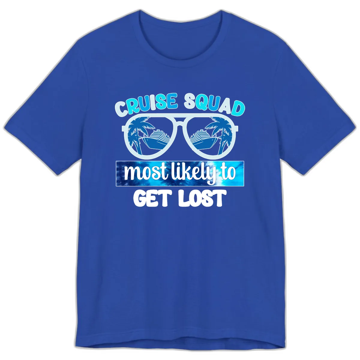 Cruise Squad Most Likely To Get Lost Premium T-Shirt in True Royal