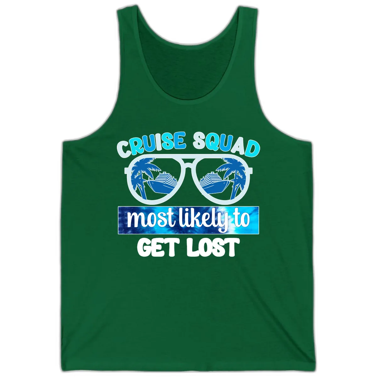 Cruise Squad Most Likely To Get Lost Tank in Kelly