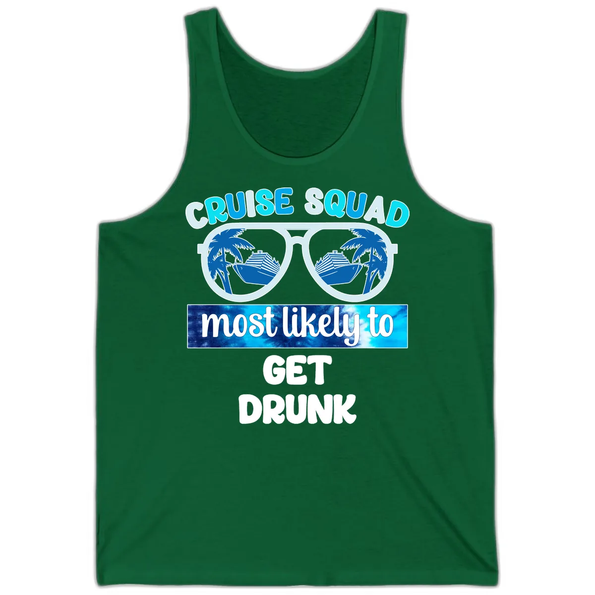 Cruise Squad Most Likely To Get Drunk Tank in Kelly