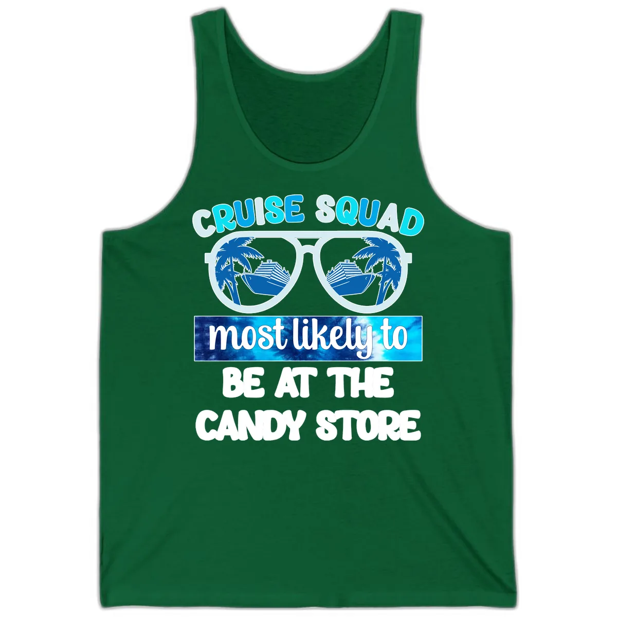 Cruise Squad Candy Store Tank in Kelly