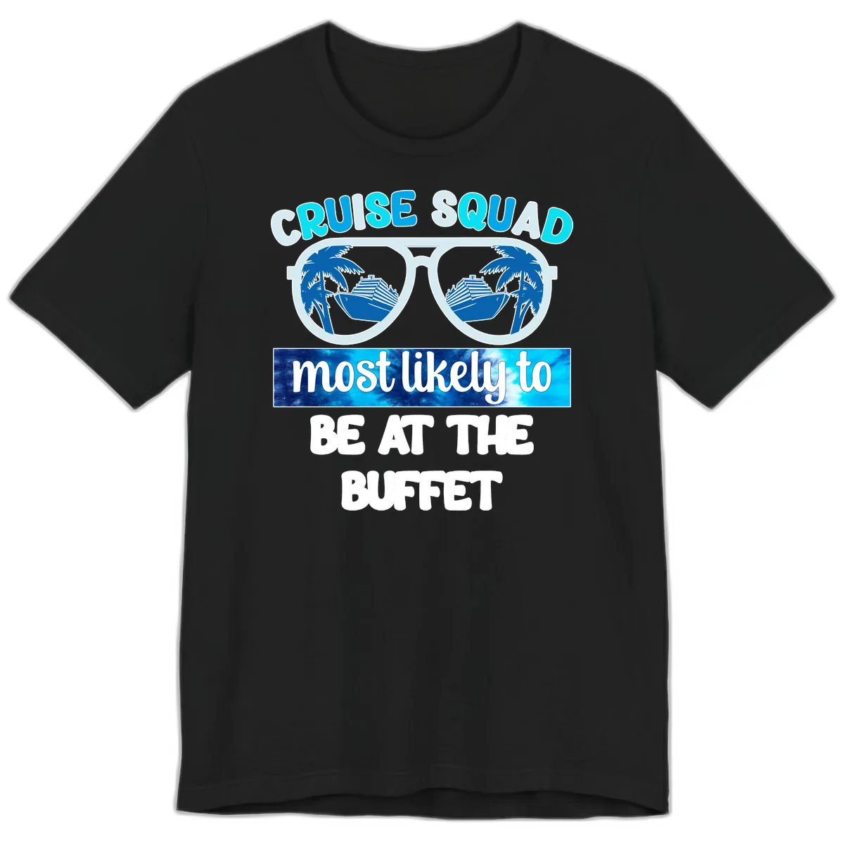 Cruise Squad Buffet Vibes Premium T-Shirt in Black