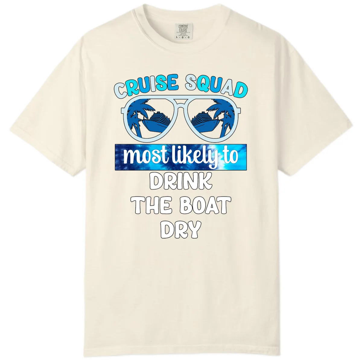 Cruise Squad Boat Dry Comfort Color in Ivory