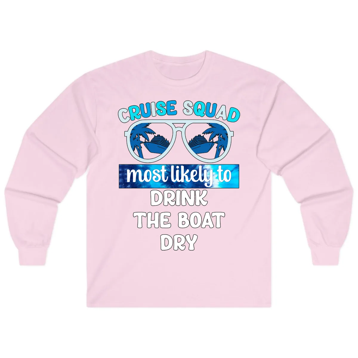 Cruise Squad Boat Dry Long Sleeve in Light Pink